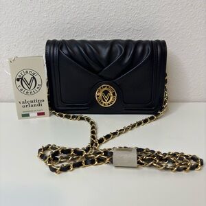 Brand New - Valentino Orlandi - Small Crossbody Bag - Black